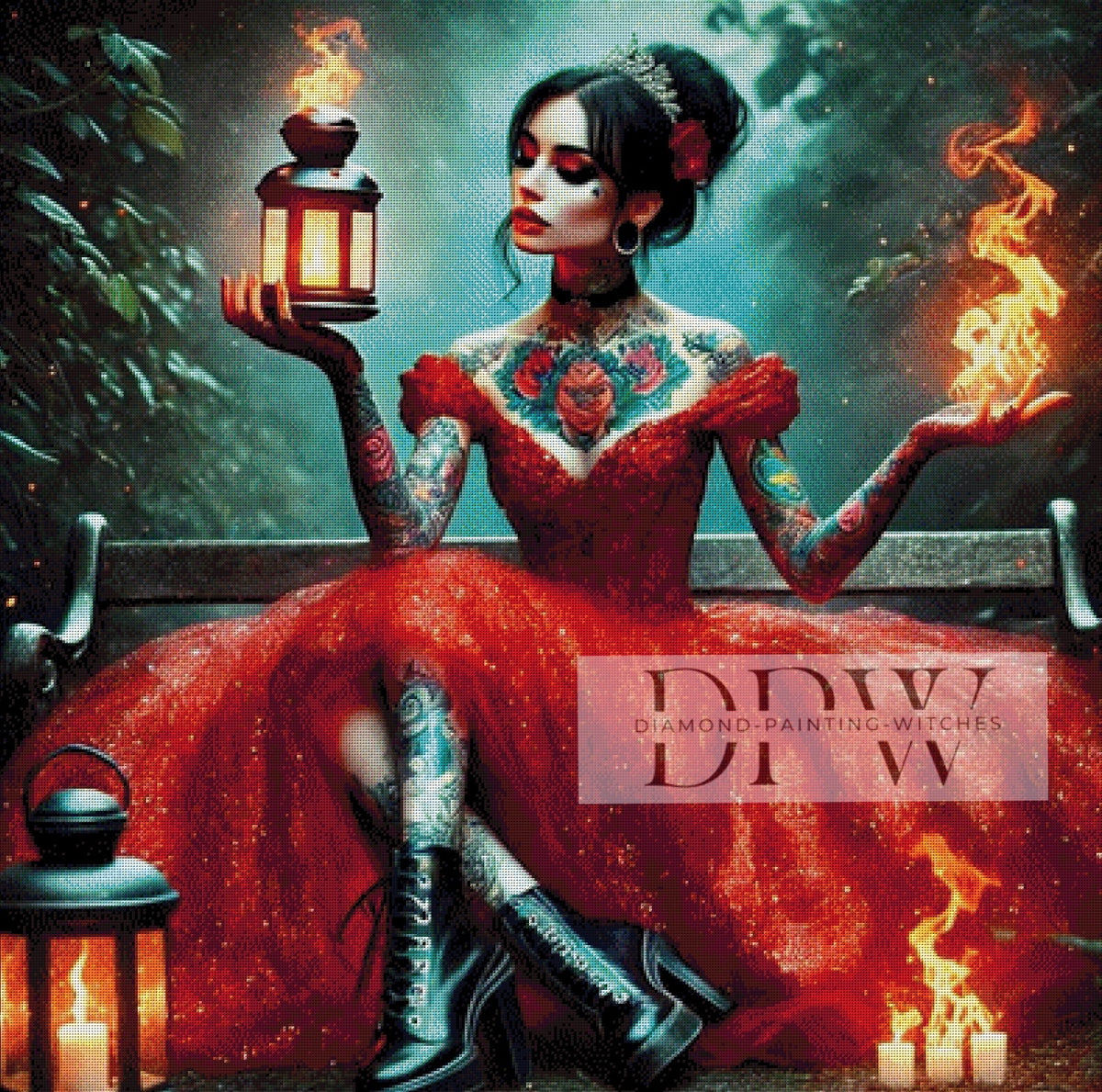 Gothic Queen by Casalla Vendetta mit 300 Farben