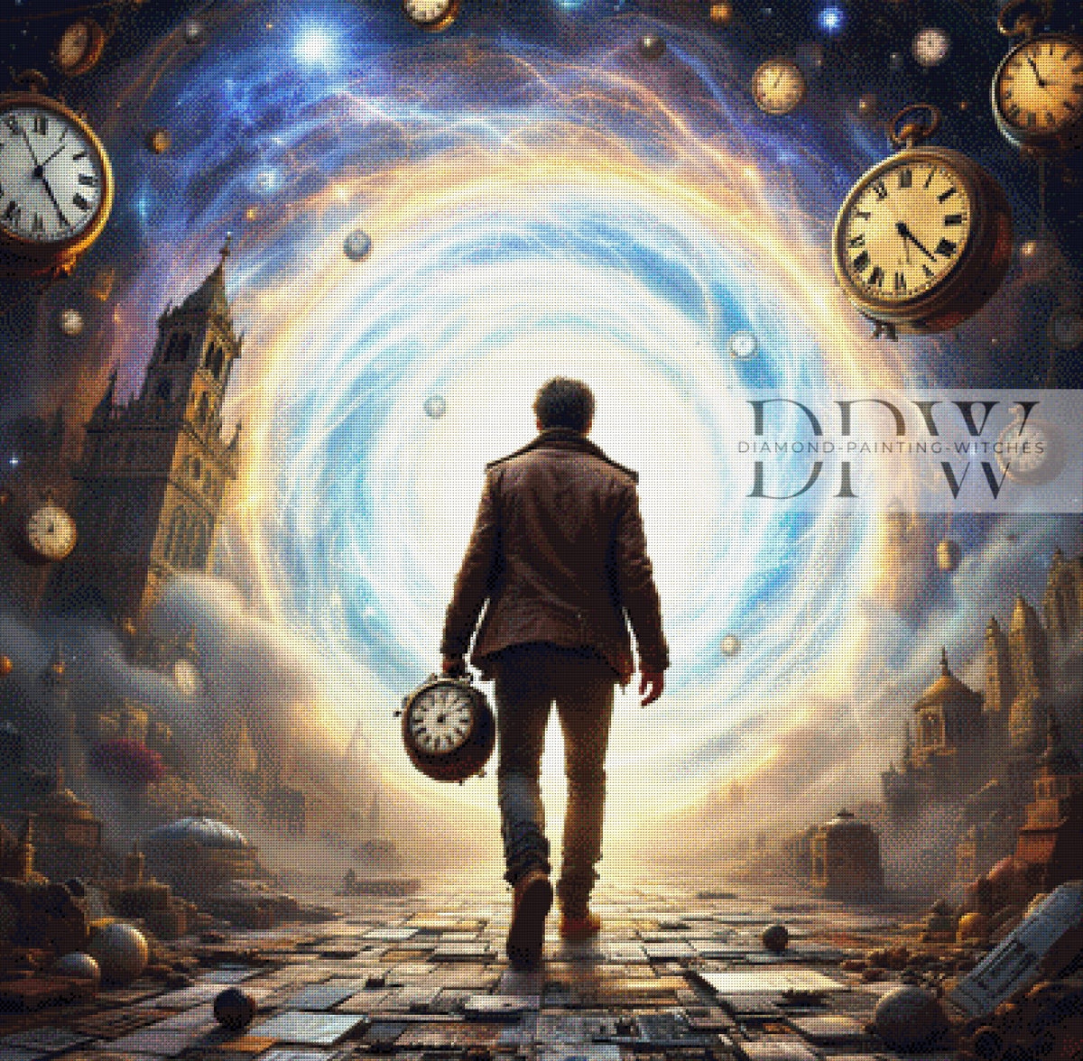 QN作「Zeit ist relativ」、220色使用
