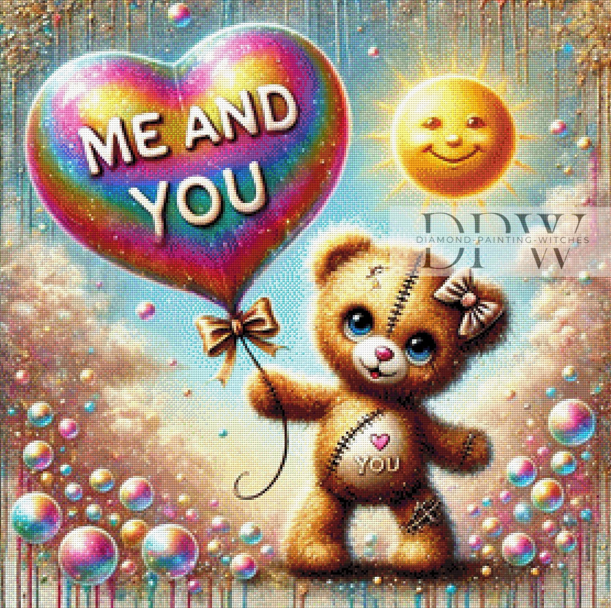 CreatiVartによるTeddy in Love、365色入り