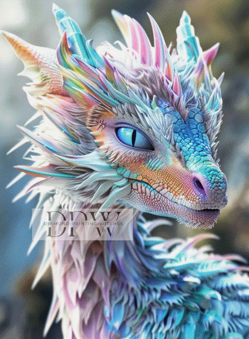 Rainbow Dragon , mit 285 Farben