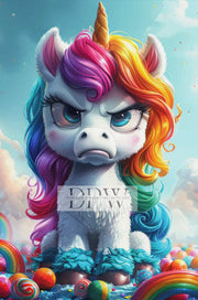 Das bockige Einhorn mit 415/330 Farben
