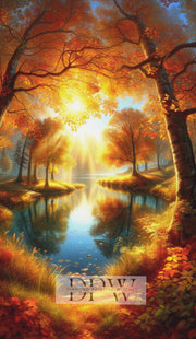 Magical Times by QN, 100x100cm with 350 colors DPW-457