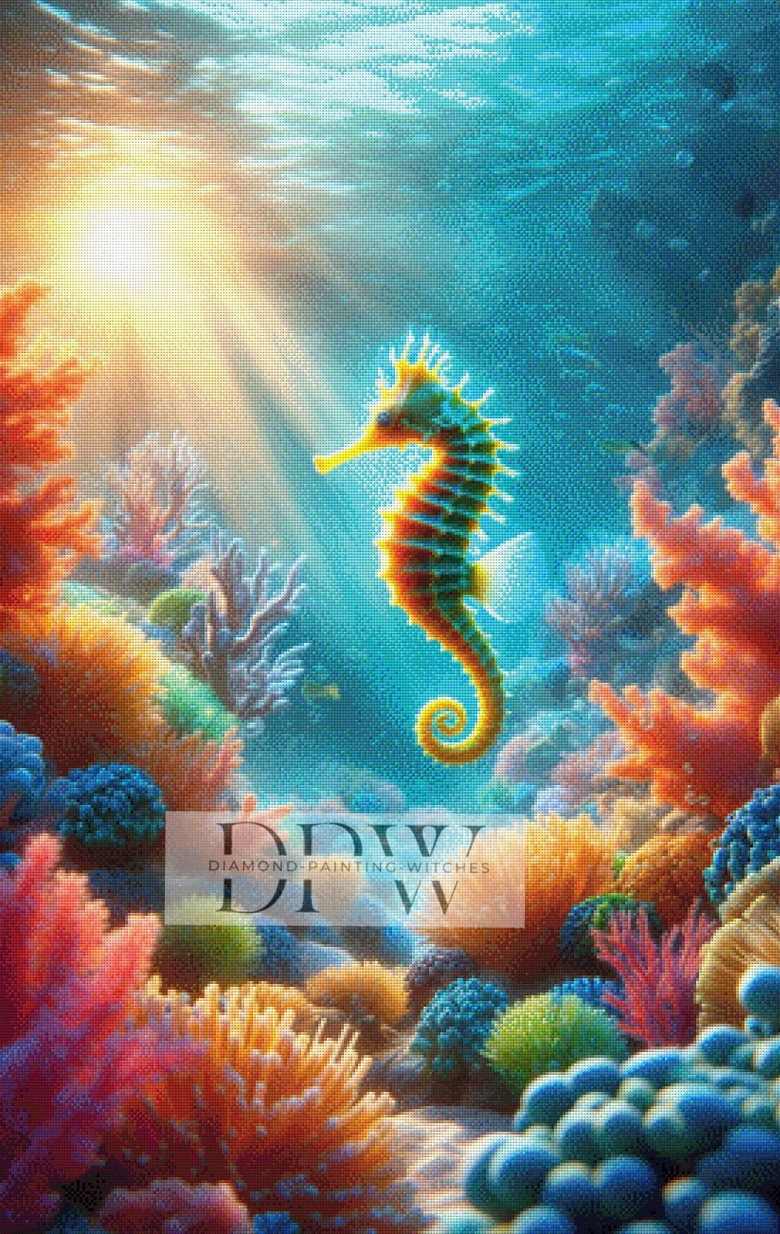 Magical Times by QN, 100x100cm with 350 colors DPW-457