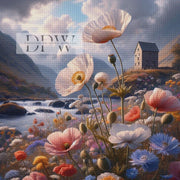 Island Mohn by Moonlight, mit 220 Farben
