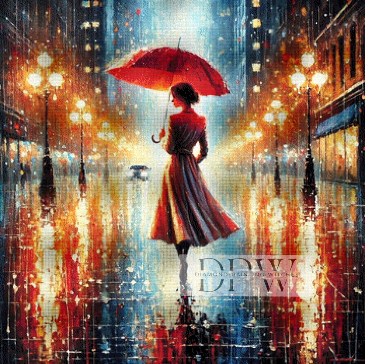 Walk in the Rain by CreatiVart, with 290 colors