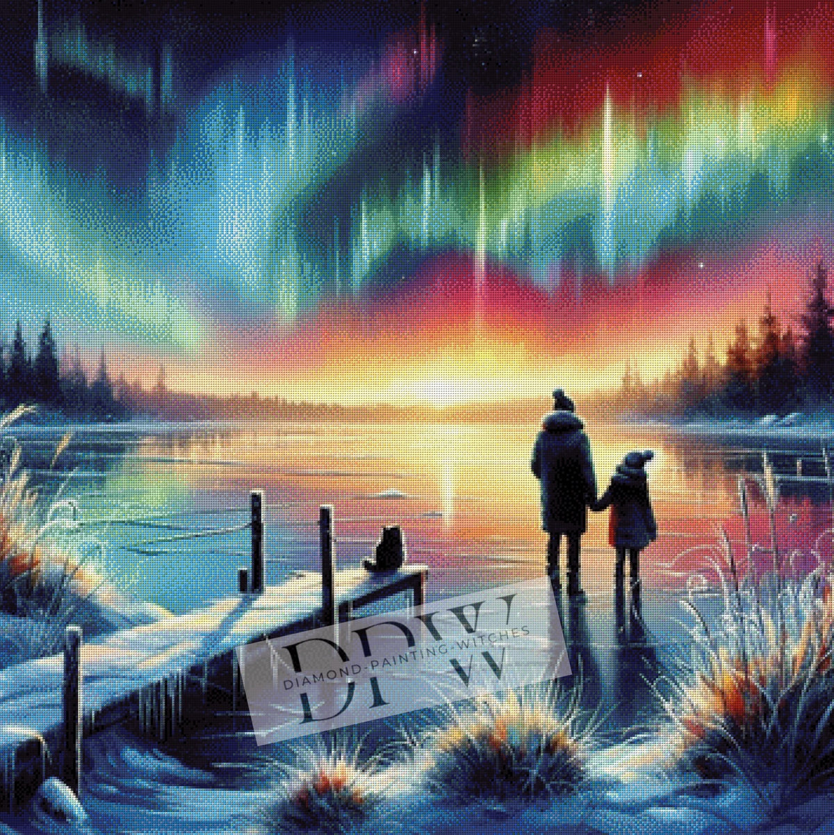 Luna作『Aurora Borealis』、300色使用
