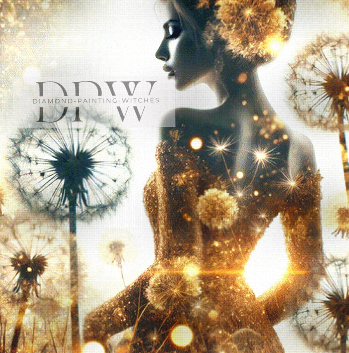 Dandelion Lady by QN, with 190 colors
