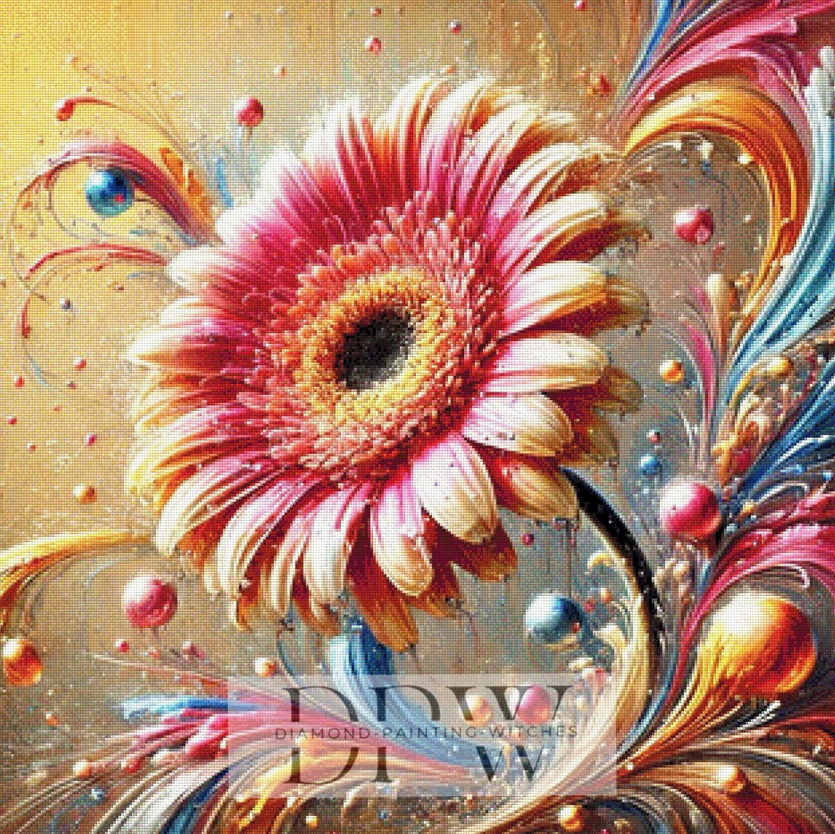 Gerbera Splash by Sunshine, mit 340 Farben