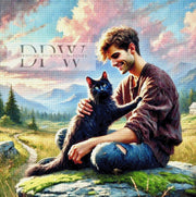 Luna作、猫と男性、310色
