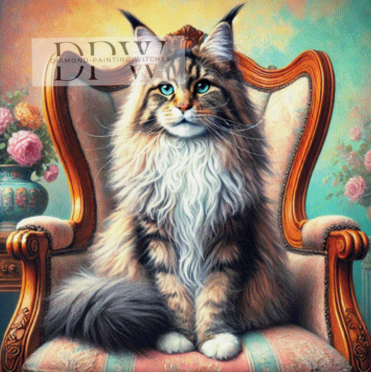 Blue Witch by Artifey, 70x90cm with 110 colors DPW-417