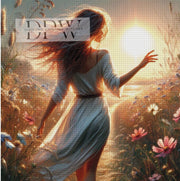 Blue Witch by Artifey, 70x90cm with 110 colors DPW-417