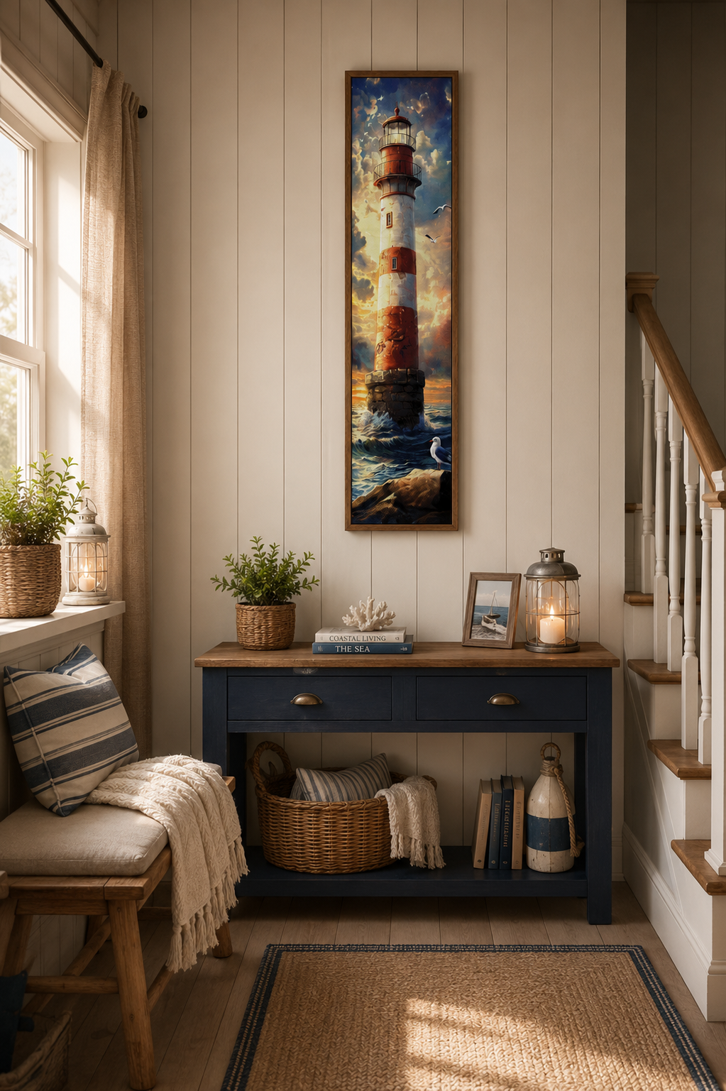 Luna作「Red White Lighthouse」、225色使用